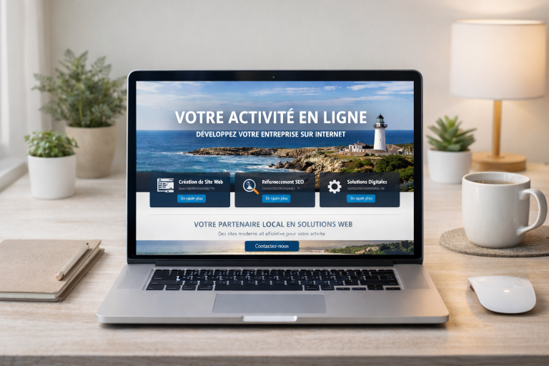 Bureau avec site votre activite en ligne